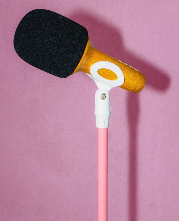 Lalarma Floor Stand Pink – idealny statyw do karaoke dla dzieci