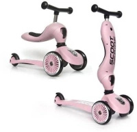 JEŹDZIK I HULAJNOGA 1-5 LAT - SCOOTANDRIDE HIGHWAYKICK1 2IN1 - ROSE