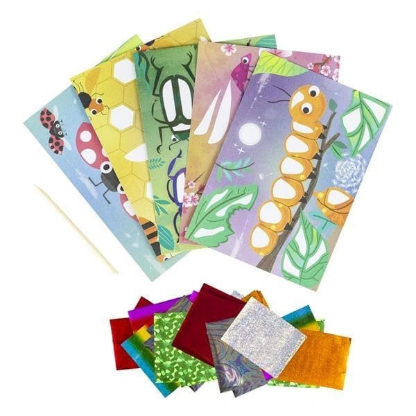 Zestaw Artystyczny z Folią - Radosne Robaczki - Tiger Tribe 