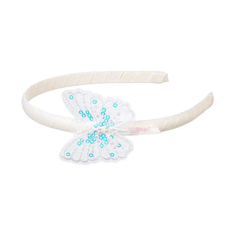 Souza! Opaska z motylem Belia biała - Souza!