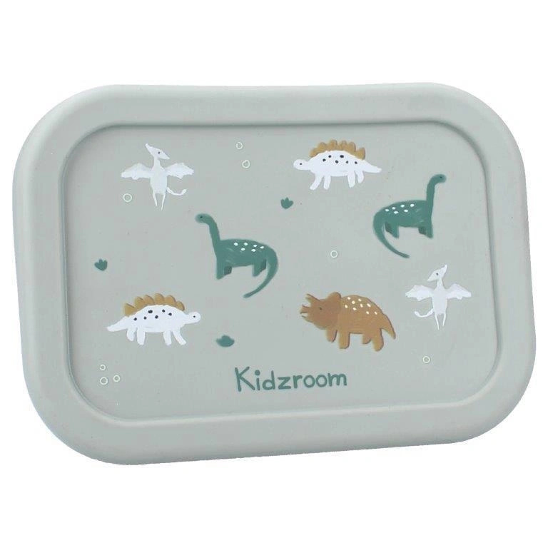 Lunchbox pojemnik silikon KIDZROOM Small Dino