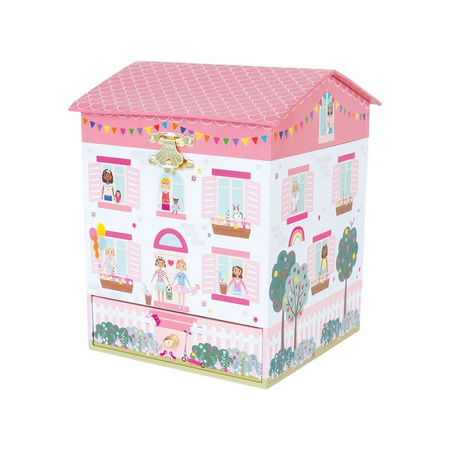 Domek dla Lalek Pozytywka - Szkatułka z Szufladami