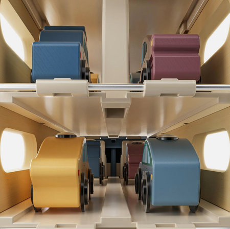 Transporter samochodów i tor wyścigowy 2w1, 36m+, Topbright