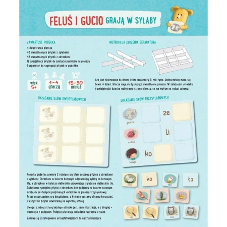 Feluś i Gucio grają w sylaby