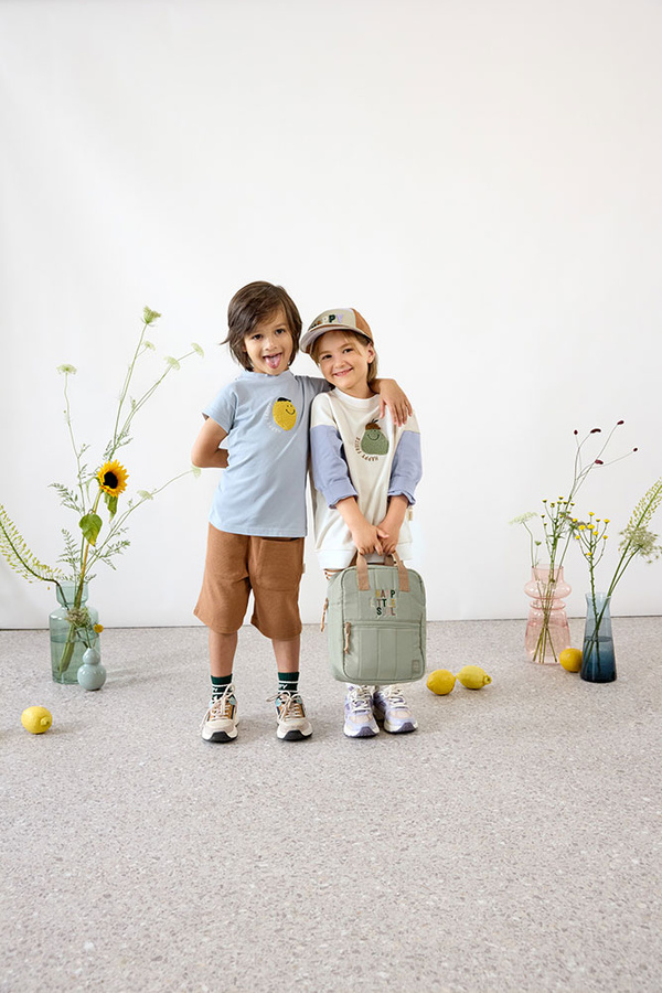 T-Shirt Jersey GOTS Lemon light blue - 74/80. 7-12 miesięcy - Lassig