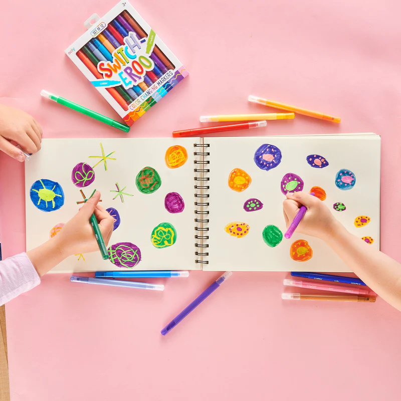 Flamastry Zmieniające Kolor, Switch-Eroo - zestaw 24 szt