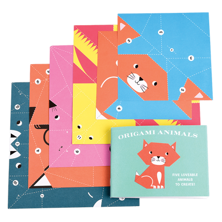 Papier dwustronny origami do tworzenia zwierząt