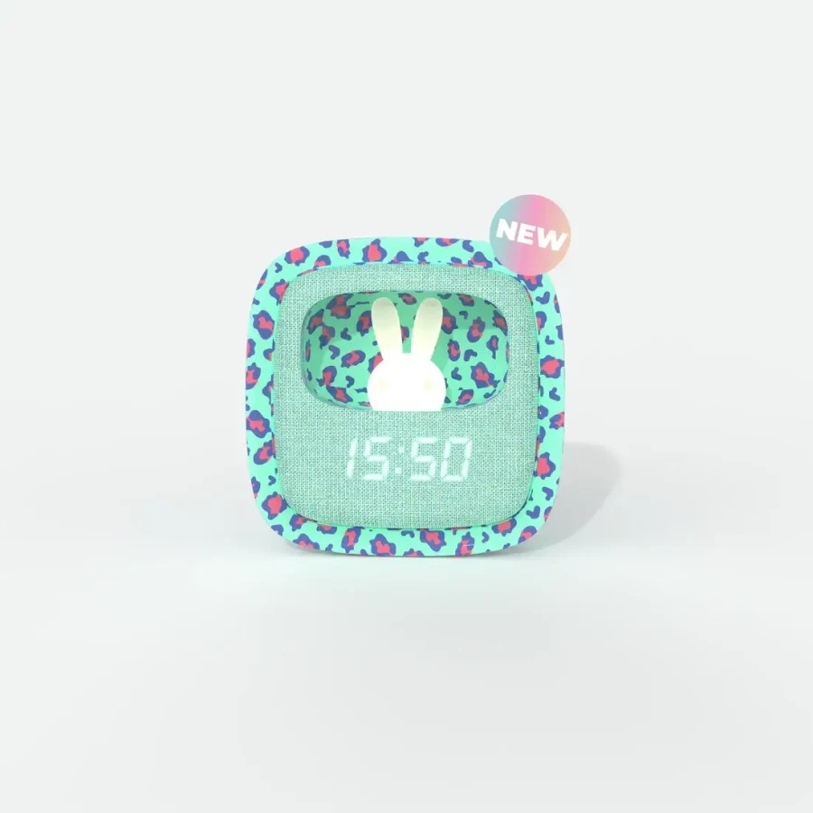 Budzik z lampką Billy zielony