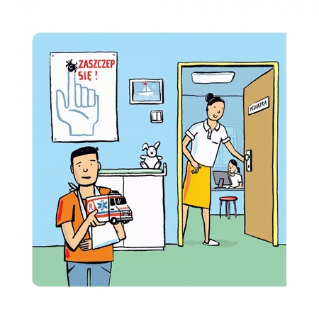 Książeczka zawody -  Lekarze - Czytaj z Albikiem