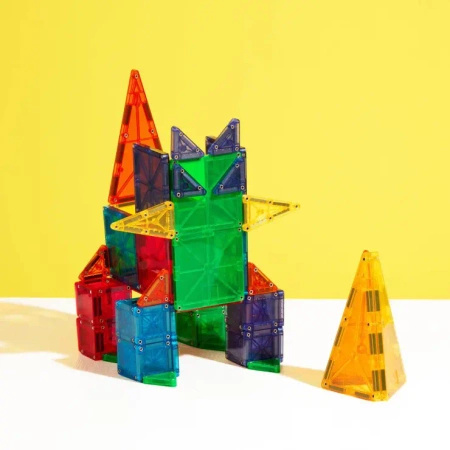MAGNA-TILES® Klocki Magnetyczne COMBO microMAGS 62 el. - uniwersalny MAGNA-TILES