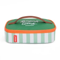 Hello Hossy Lunchbox Mini Green Stripes
