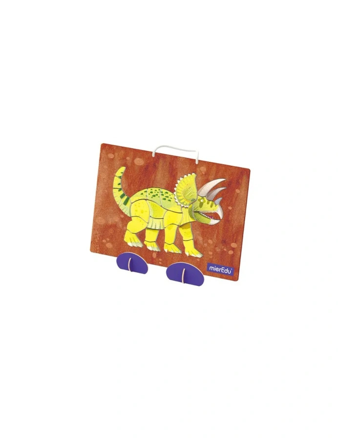 Zabawa magnetyczna, triceratops