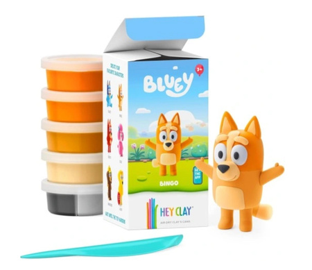 Hey Clay- Figurka Bluey Bingo + akcesoriami 5pak