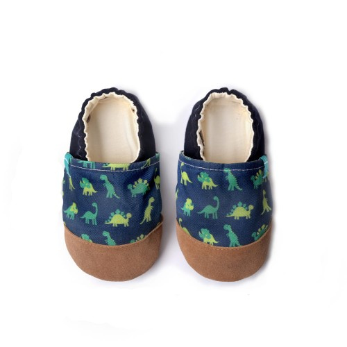 Kapcie dziecięce TITOT Dinozaury Navy Dino, rozmiar 26