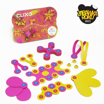 Clixo crew pack, żółto-różowy