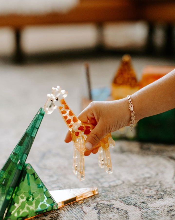 Klocki Magnetyczne, Safari Animals 25 el.