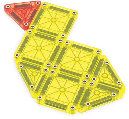 MAGNA-TILES® Klocki Magnetyczne Travel microMAGS XL 55 el.