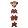 Pan Małpka, drewniane puzzle