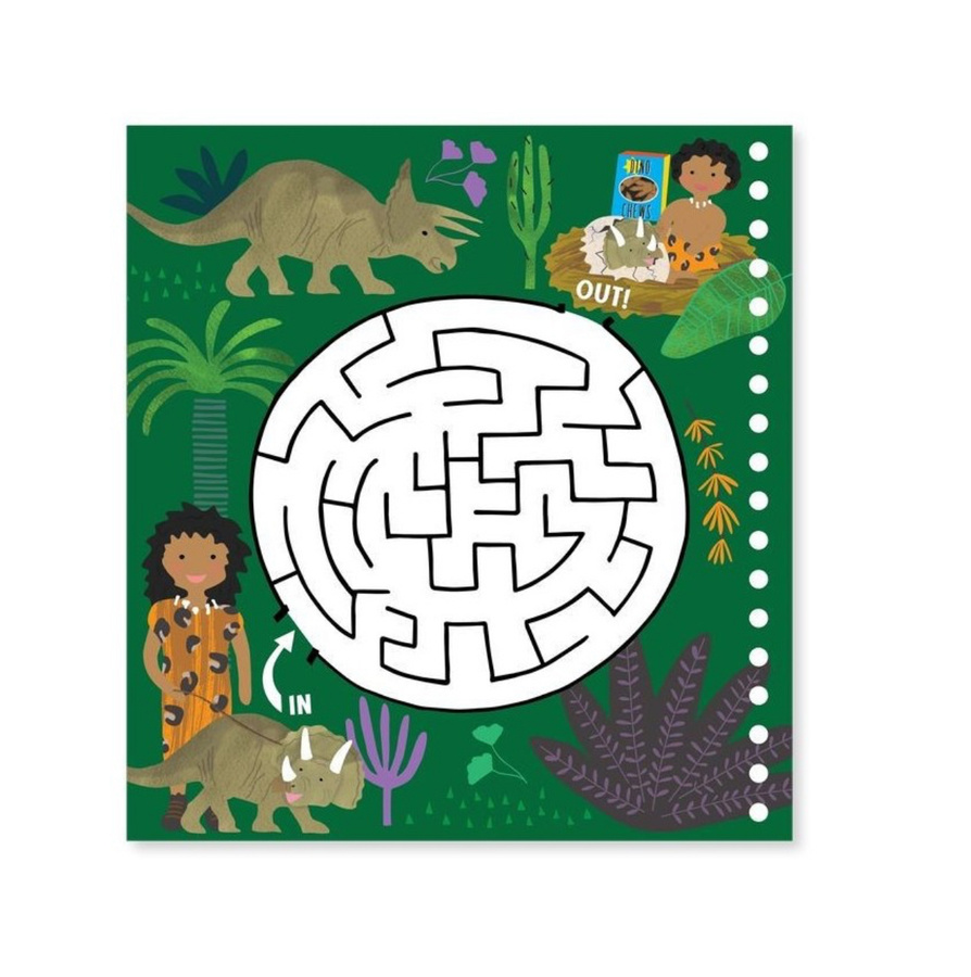 Dinozaury Magiczna Kolorowanka Wodna z Zadaniami