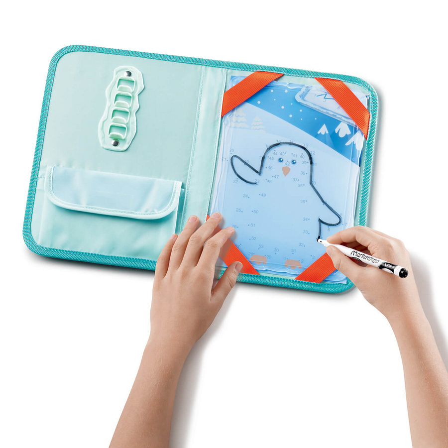 Tablica przezroczysta, suchościeralna w walizeczce - Creativ