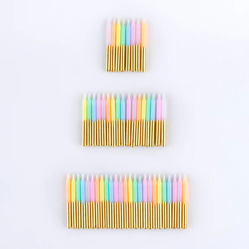 Meri Meri - Świeczki urodzinowe Mini 50 szt., pastelowe