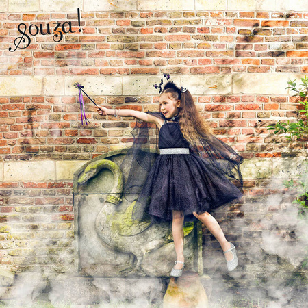 Czarny kostium peleryna tiulowa Julietta 8-10 lat