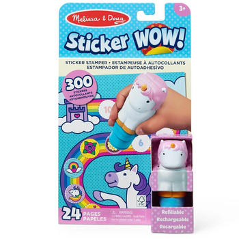 Sticker WOW Jednorożec