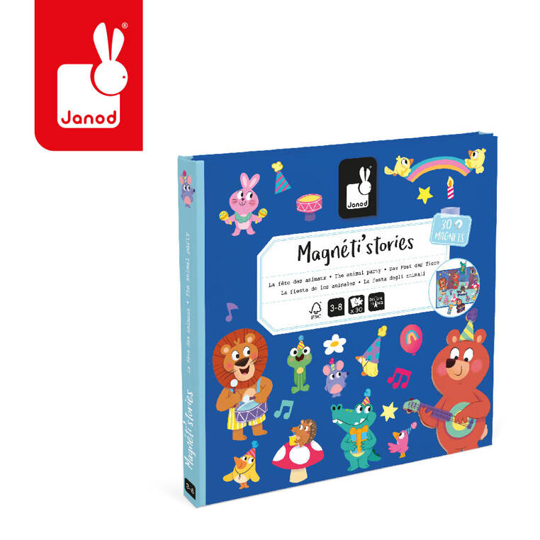 Magnetyczna układanka - przyjęcie w lesie - magneti'stories