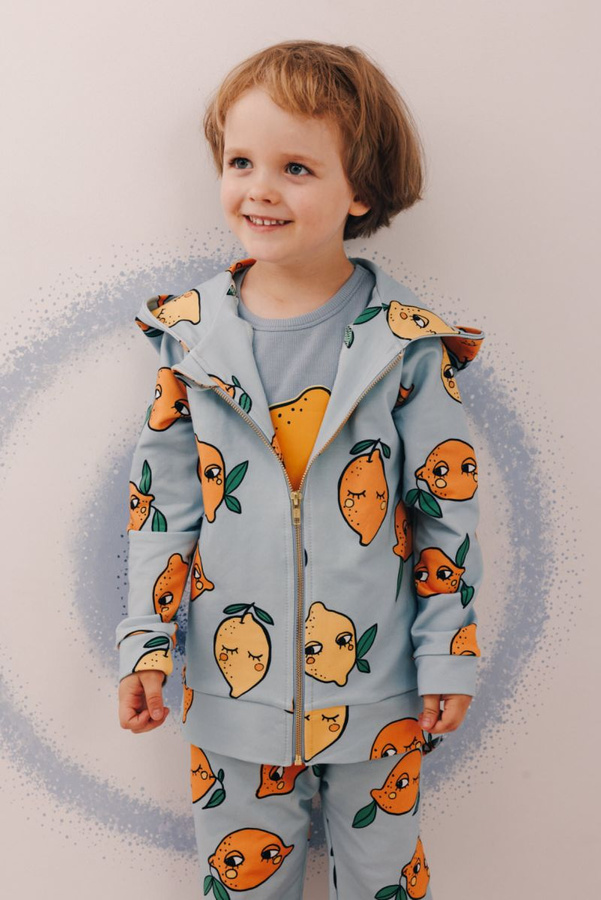 4 LEMON BLUE / PANTS - 98-104