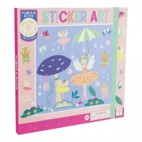 Baletnice Zestaw Pachnących Naklejek z Książeczką