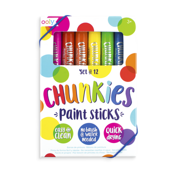 Farba w Kredce 12 szt., Chunkies Paint Sticks