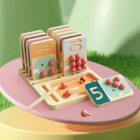 Zabawka edukacyjna do nauki liczenia, Liczę owoce 