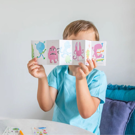 Tiger Tribe Zestaw z Folią Transferową - Wesołe Potworki