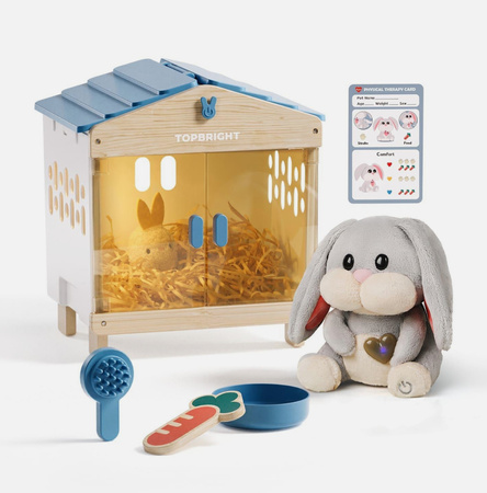 Zabawka interaktywna Mummy Bunny 36m+, Topbright