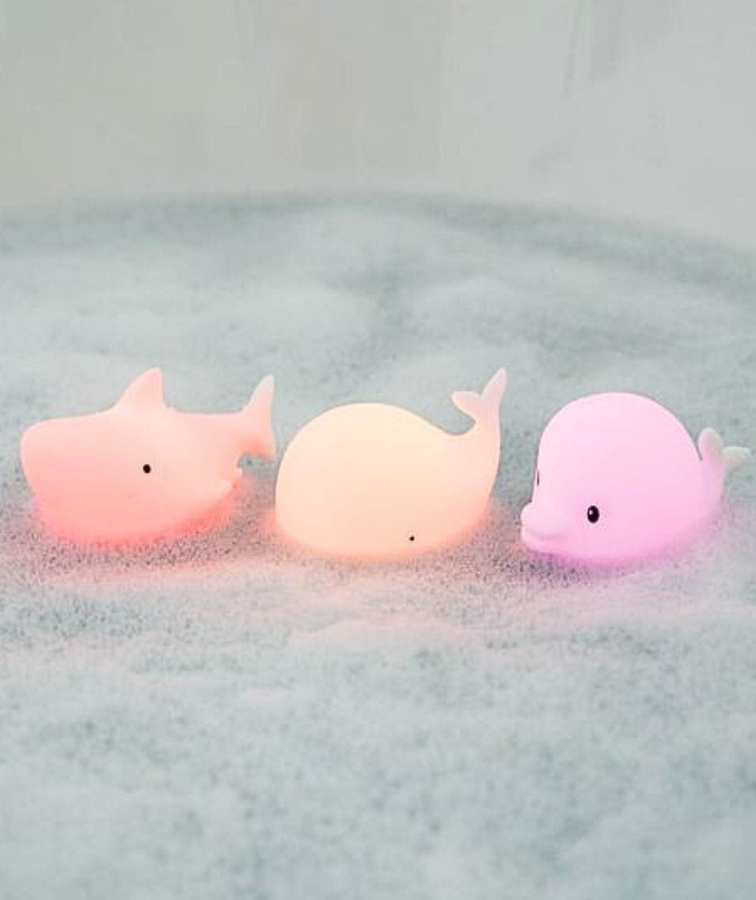 Zestaw MINI MORSKIE Lampki Silikonowe Białe 3 szt.