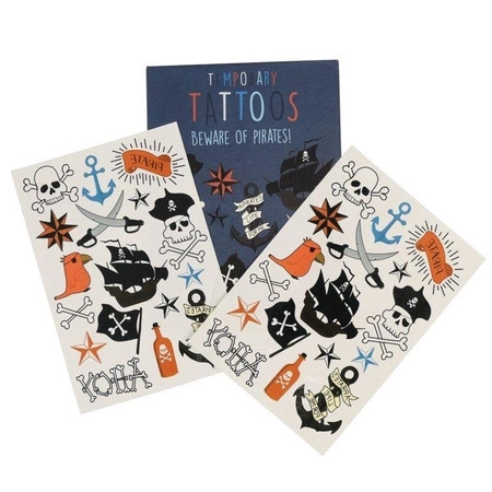 Tatuaże zmywalne dla dzieci, Pirackie