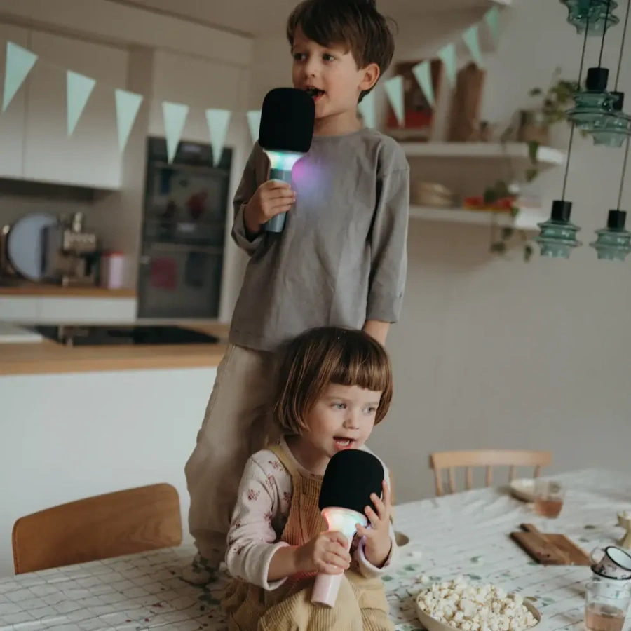 Kidywolf - KIDYMIC-BU - mikrofon karaoke - niebieski