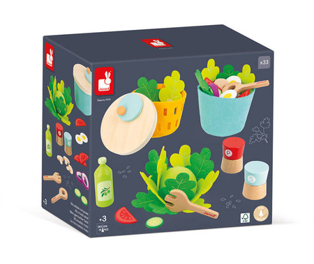 Filcowy zestaw do przyrządzania sałatki