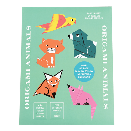 Papier dwustronny origami do tworzenia zwierząt