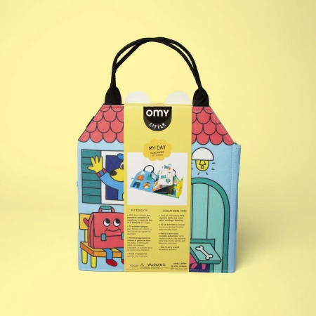 MONTESSORI MIĘKKA KSIĄŻKA AKTYWIZUJĄCA - MÓJ DZIEŃ