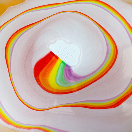 Tęczowa chmurka do zabawy do kąpieli zmieniająca kolor wody, Rainbow Baff Bombz, 3+, Zimpli Kids 
