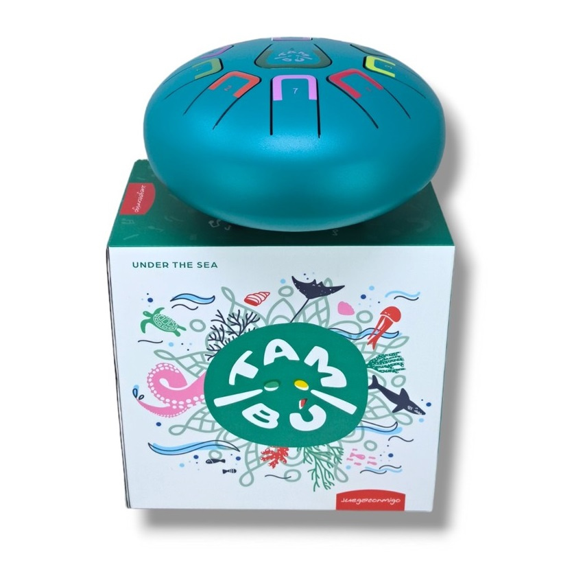 Tambu - bębenek językowy - Turquoise Mat