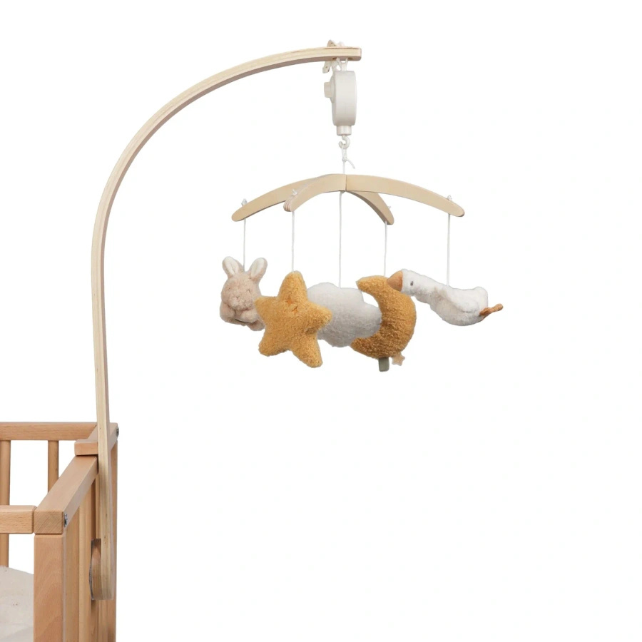 Little Dutch Drewniana karuzela do łóżeczka Newborn Naturals