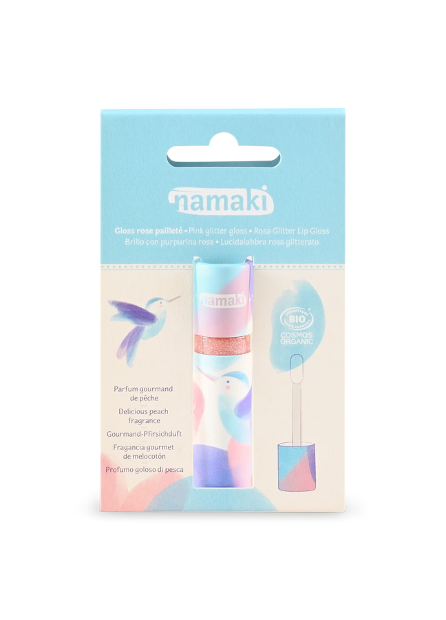 Błyszczyk - Brokatowy róż