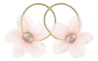 Souza! Gumki do włosów różowy kwiatek Odet 2 szt., 2 szt.