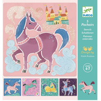 Szablony do odrysowania KONIE