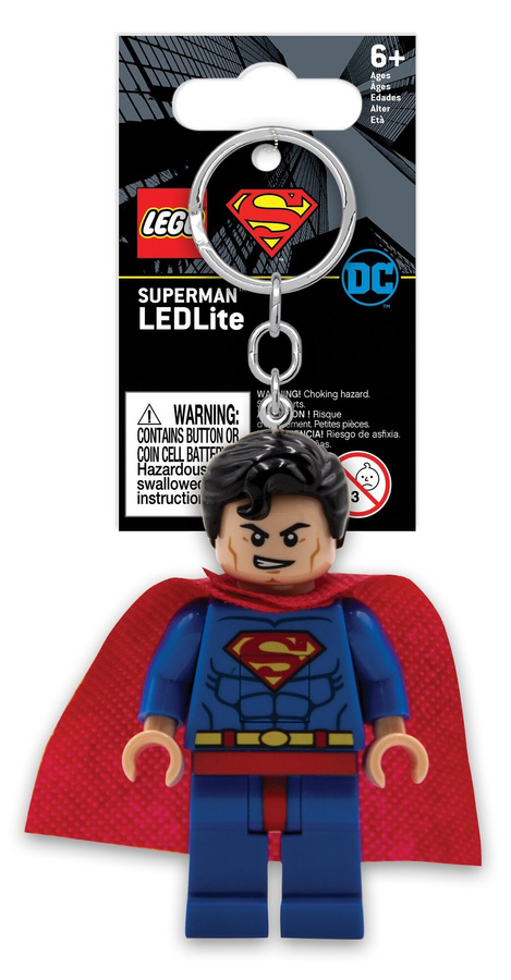 Brelok z latarką LEGO® LEGO® DC Super Heroes™ Superman™