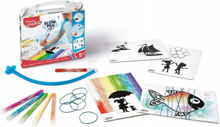 Creativ flamastry dmuchane Blowpen Art String’art