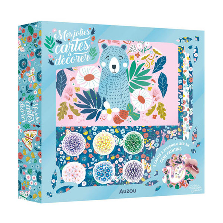 AUZOU KOLOROWE KARTY DO ZDOBIENIA DIY