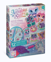 Kreatywne naklejki do ozdabiania z kryształkami 7+, Nebulous Stars